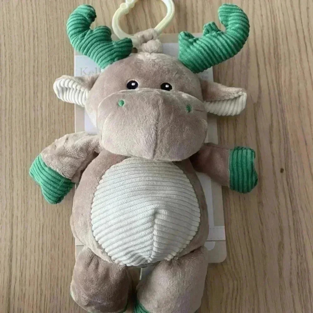 🆕Kelly Baby Rattle Reindeer Moose Plush Animal Toy🆕